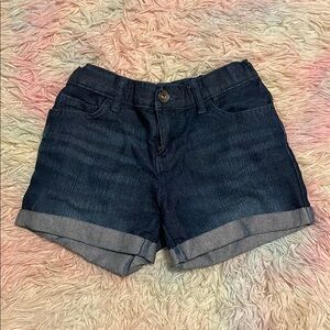 Girls Denim Blue Shorts